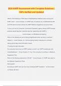2024 AARP Assessment with Complete Solutions &vert; 100&percnt; Verified and Updated