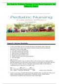 Test Bank - Pediatric Nursing&colon; A Case-Based Approach 2nd Edition by Tagher 