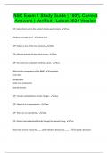 NSC Exam 1 Study Guide &vert; 100&percnt; Correct Answers &vert; Verified &vert; Latest 2024 Version