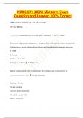 NURS 571 &vert;MSN&vert; Mid-term Exam  &vert;Question and Answer&vert; 100&percnt; Correct