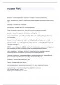 master PMU Questions  and Answers Latest Updated