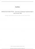 MNG3702 EXAM PACK - Summary Strategic Implementation and Control IIIB