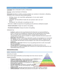 Samenvatting blok 1.7 Arbeids- en Organisatiepsychologie 2014/2015