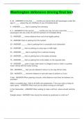 Washington defensive driving final test    6&comma; 20 - ANSWER For the first &lowbar;&lowbar;&lowbar;&lowbar; months you cannot drive with passengers under the age of &lowbar;&lowbar;&lowbar;&lowbar;&comma; unless they are members of your immediate family  5 - ANSWER &lowbar;&lowbar;&lowbar;&lowbar;&lowbar; feet no parking from driveway  6&comma; 3 - ANSWER For