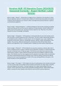 Hondros NUR 155 Test&sol;Exam Bundled Resources with Complete Solution &vert; Expert Verified 2024&sol;2025 &vert; Guaranteed Success