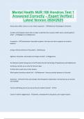 Hondros NUR 180 Test&sol;Exam Bundled Resources with Complete Solution &vert; Expert Verified 2024&sol;2025 &vert; Guaranteed Success