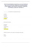 PLTW ENGINEERING ESSENTIALS EXAM NEWEST  2024 ACTUAL EXAM COMPLETE 150 QUESTIONS  AND CORRECT DETAILED ANSWERS 