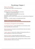 AP Psychology Unit 1