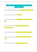 Becc Mod 2 Questions and Answers 100&percnt; Solved