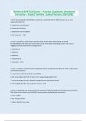 Hondros NUR 225 Exam 1 Practice Questions Answered Correctly &ndash; Expert Verified &vert; Latest Version 2024&sol;2025