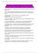 Bookout 6600 Business Concepts Final Exam Questions with Answers
