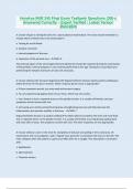 Hondros NUR 245 Final Exam Testbank Questions &lpar;300&plus;&rpar; Answered Correctly &ndash; Expert Verified &vert; Latest Version 2024&sol;2025
