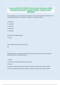 Hondros NUR 245 EXAM 2 Study Guide Questions &lpar;380&plus;&rpar; Answered Correctly &ndash; Expert Verified &vert; Latest Version 2024&sol;2025