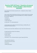 Hondros NUR 245 Exam 1 Questions Answered Correctly &ndash; Expert Verified &vert; Latest Version 2024&sol;2025