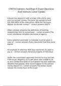 CRES Contracts And Regs 8 Exam Questions And Answers Latest Update