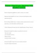 Mepap 2 Final Exam&colon; Questions With  Detailed Answers