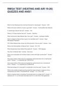 RMGA TEST &lpar;HEATING AND AIR 19-20&rpar; QUIZZES AND ANS&excl;&excl;
