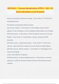 NCO-DLC - Course Introduction &lpar;CF01&rpar; - DLC -01 Exam Questions and Answers