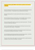 Final Exam Study guide MDCA 1321 Review questions and answers&comma;  VERIFIED&period;&lbrack;LATEST EXAM UPDATES&rsqb;