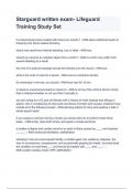 Starguard written exam- Lifeguard Training Study Set&period;