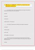 JMU EXAM 1 COB 487 - L'HOSPITAL QUESTIONS AND  ANSWERS&comma; GRADED A&plus;&sol;&lbrack;LATEST EXAM UPDATES&rsqb;