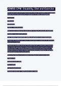 JSMBS CPM&lowbar; Disability&comma; Diet and Exercise