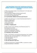 LEAD ABATEMENT STATE TEST SUPERVISOR EXAM 2024 NEWEST COMPLETE  QUESTIONS WITH DETAILED VERIFIED ANSWERS&comma;&comma;&comma;Alpha