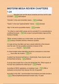 MIDTERM MEGA REVIEW CHAPTERS 1-24