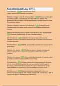 Constitutional Law MPTC 2024 