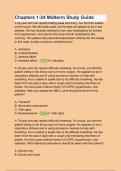Chapters 1-24 Midterm Study Guide