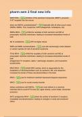 pharm sem 2 final new info Q&A 2024