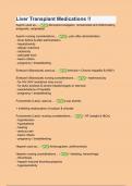 Liver Transplant Medications 2024 