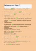 Pt Assessment Exam &num;2 Q&A 2024 