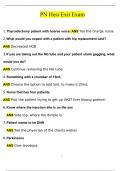 PN Hesi Exit Exam &lpar;QUESTIONS WITH 100&percnt; CORRECT ANSWERS &rpar; &lpar;2024 &sol; 2025&rpar; &lpar;Verified by Experts&rpar;