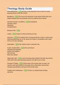 Theology Study Guide Q&A 2024&period;