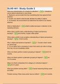 SLHS 441&lowbar; Study Guide 2 