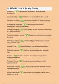 SLHS441 Unit 3 Study Guide &lpar;
