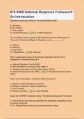 ICS 800D National Response Framework&lowbar; An Introduction