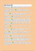 Epi Exam &num;5 questions and answers 