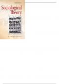 Test Bank for Sociological Theory&comma; 8th Edition by George Ritzer