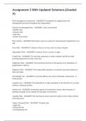 Assignment 2 With Updated Solutions &lpar;Graded A&rpar;