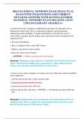 HESI MATERNAL NEWBORN EXAM 2024&sol;ACTUAL EXAM WITH 270 QUESTIONS AND CORRECT DETAILED ANSWERS WITH RATIONALES&sol;HESI MATERNAL NEWBORN EXAM 2024-2025&sol;LATEST UPDATE&sol;ALREADY GRADED A&plus;