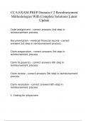 CCA EXAM PREP Domain &num;4 Compliance With Complete Solutions Latest Update