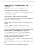MPOETC Test &num;1 Review Questions and Answers&period;