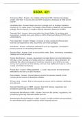 SSDA  421 QUESTIONS WITH CORRECT ANSWERS