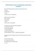 NCLE Prep Exam Part 1 of 4 Questions and Answers Graded A&plus;