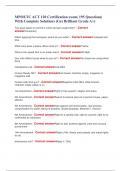MPOETC ACT 120 Certification exam&vert; 195 Questions&vert; With Complete Solutions &lpar;Get Brilliant Grade A&plus;&rpar;&period;