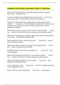 Walmart Food Safety&colon; Questions With A&plus; Solutions 