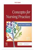 Test Bank for Concepts for Nursing Practice&comma; 4th Edition&comma; by Giddens 