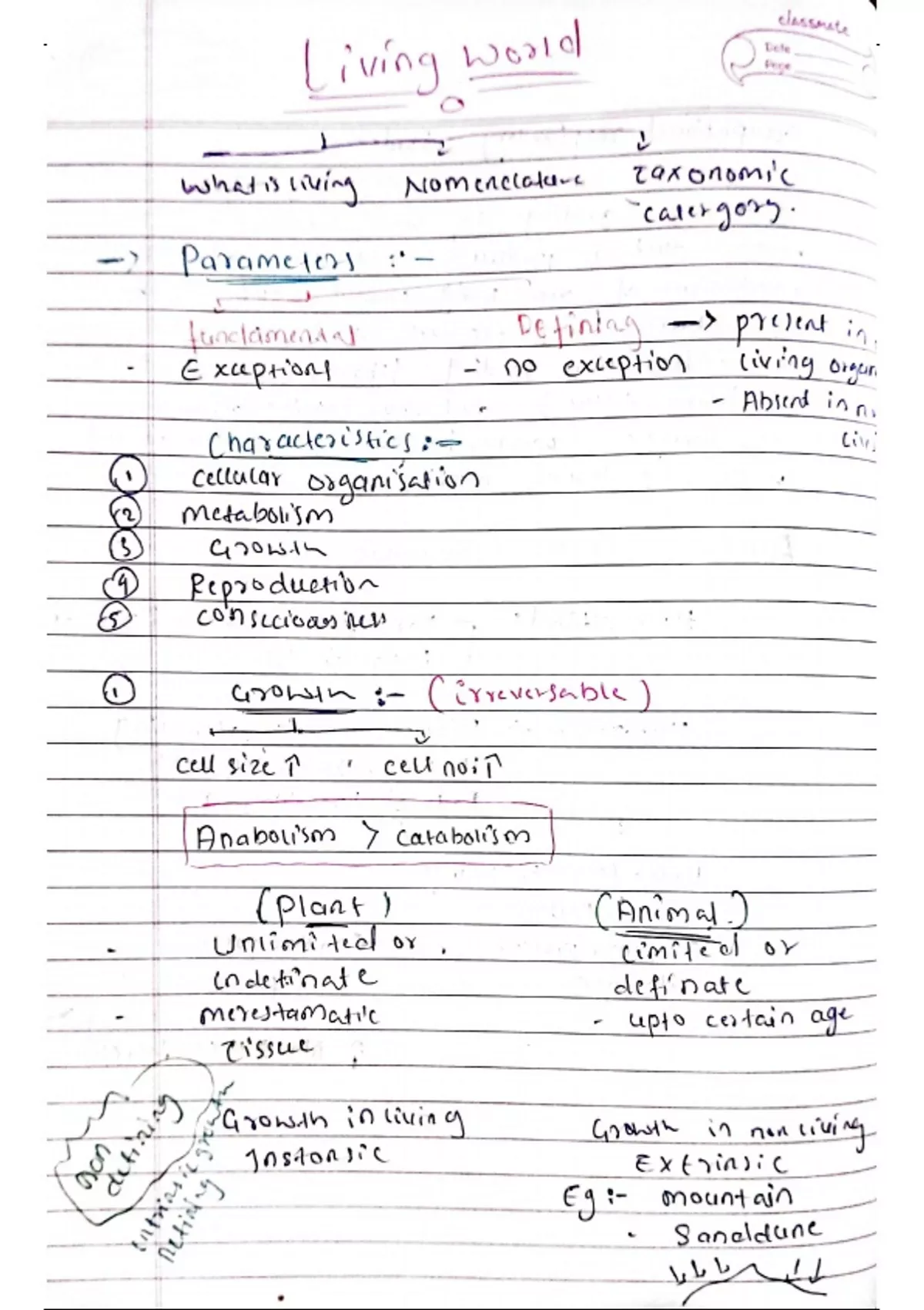 Living world class 12 th neet biology - Neet - Stuvia US